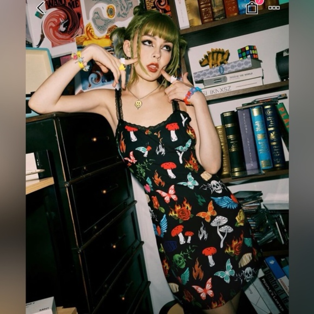 NWT Romwe biker girl dress